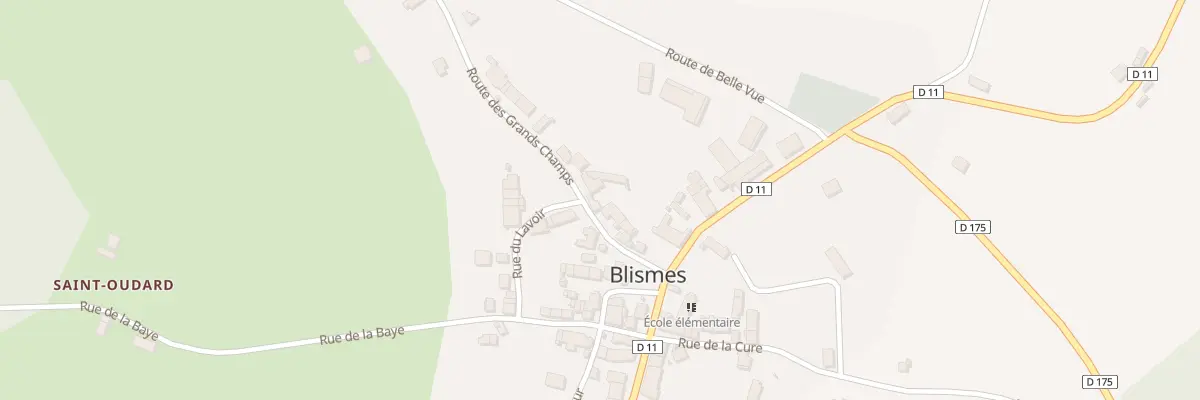 Plan du 103 Le Bourg à Blismes