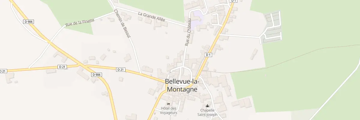Plan du 5026 Le Bourg à Bellevue-la-Montagne