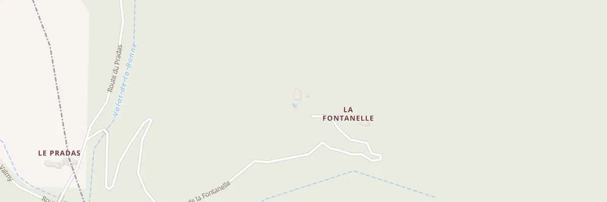 Plan du 5018 La Fontanelle à Peyrolles-en-Cévennes