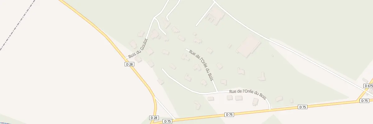 Plan du 8 Rue de l’Oree du Bois à Prouilly