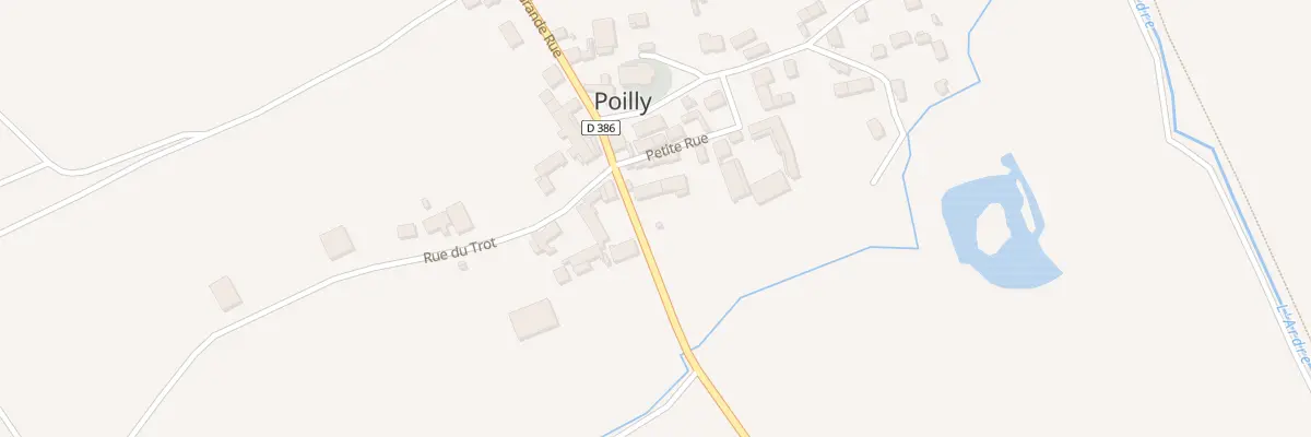 Plan du 2 Gr Grande Rue à Poilly