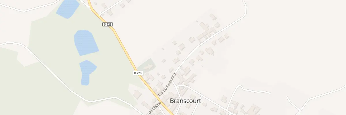 Plan du 7 Rue du Faubourg à Branscourt