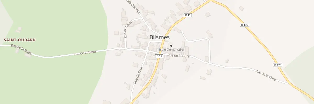 Plan du 112 Le Bourg à Blismes