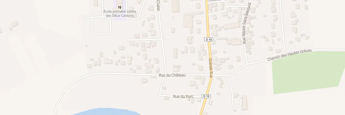 Plan du 13 Rue du Chalet à Pontavert