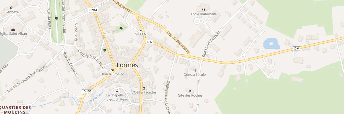 Plan du 24 Rue Porte Fouron à Lormes