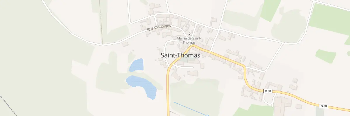 Plan du 1 Rue du Prieuré à Saint-Thomas
