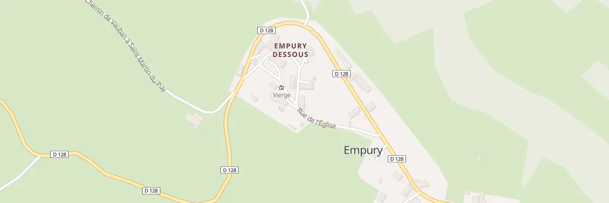 Plan du 3 Rue de l’Église à Empury