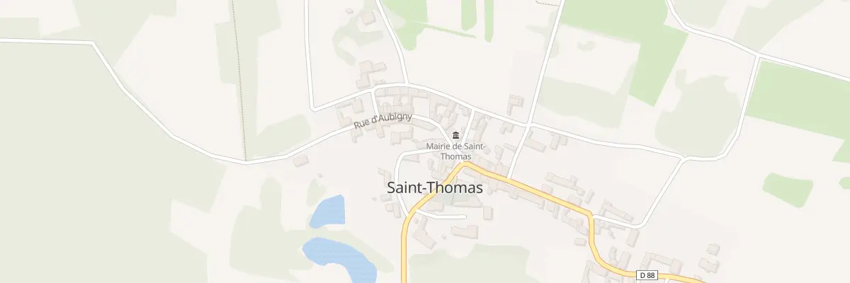 Plan du 2 Rue du Sac à Saint-Thomas
