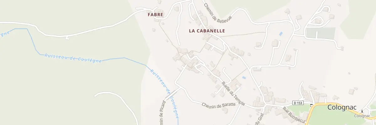 Plan du 5071 La Guralier à Colognac