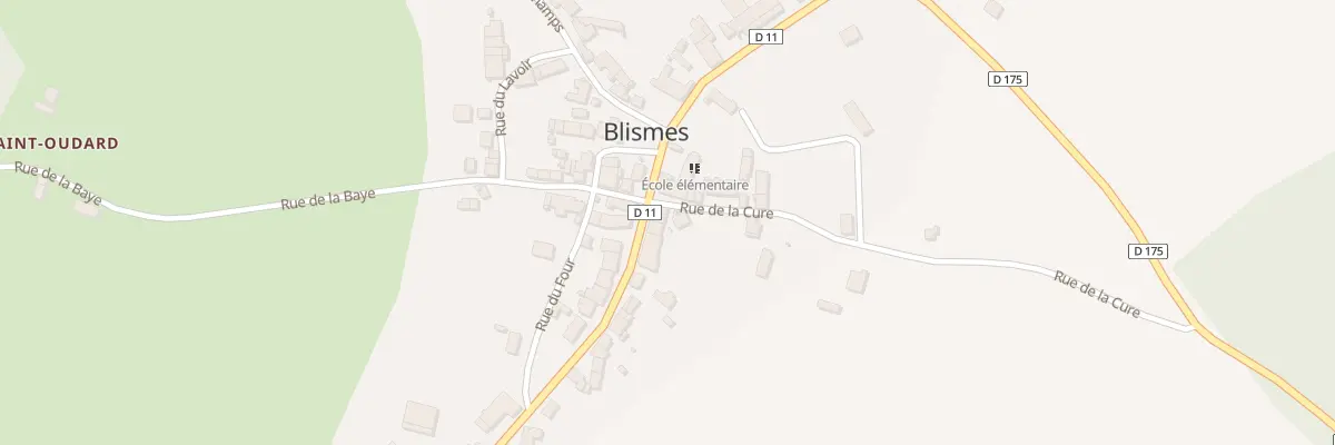 Plan du 47 Le Bourg à Blismes