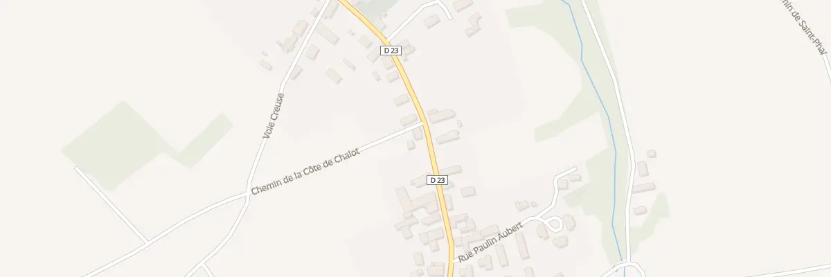 Plan du 36 Rue Caroujat Borgniat à Estissac