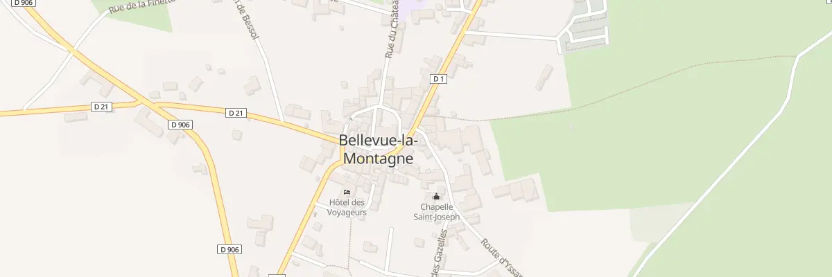 Plan du 5103 Le Bourg à Bellevue-la-Montagne