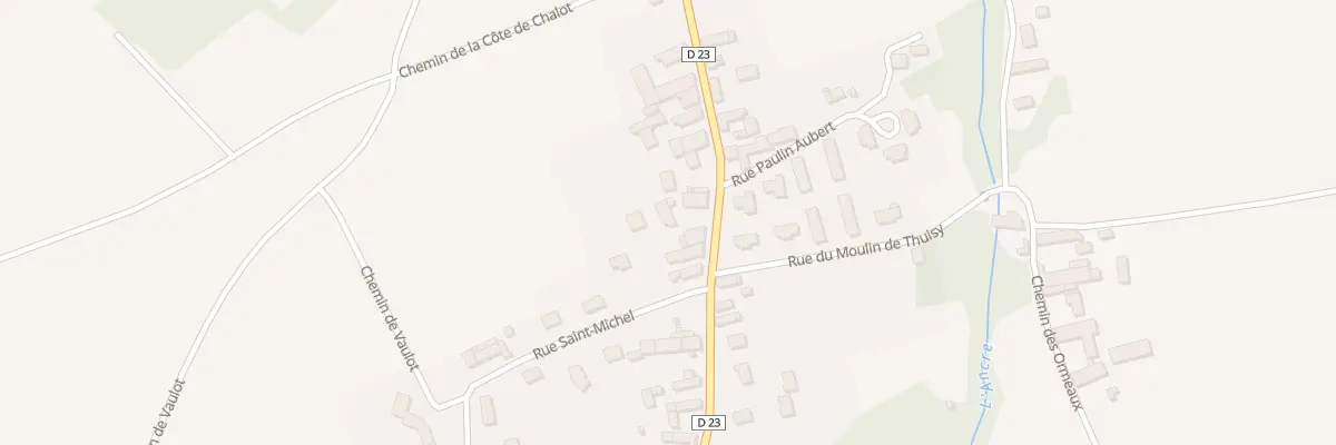Plan du 52 Rue Caroujat Borgniat à Estissac