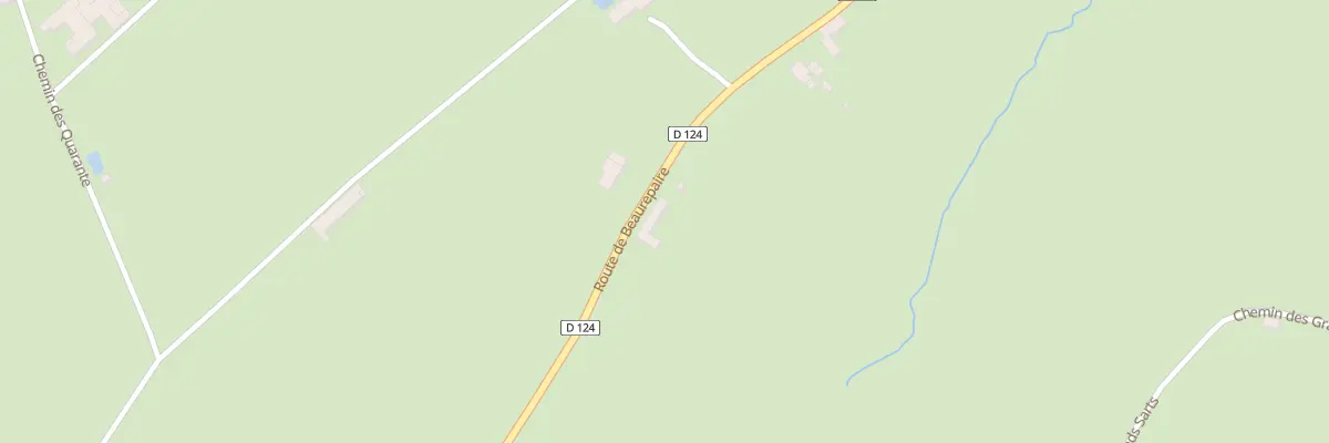 Plan du 2555 Rte de Beaurepaire à Cartignies