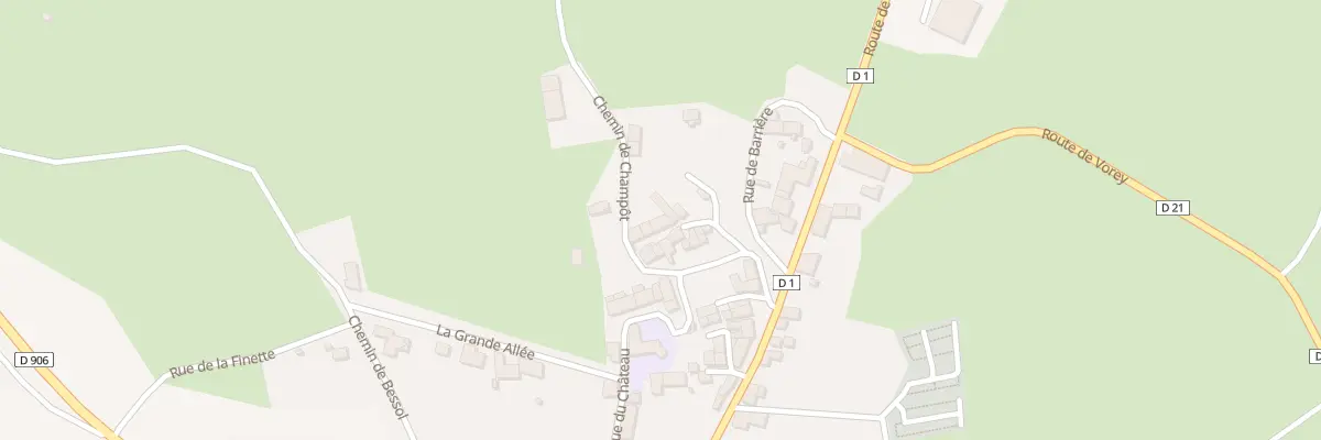 Plan du 5044 Le Bourg à Bellevue-la-Montagne