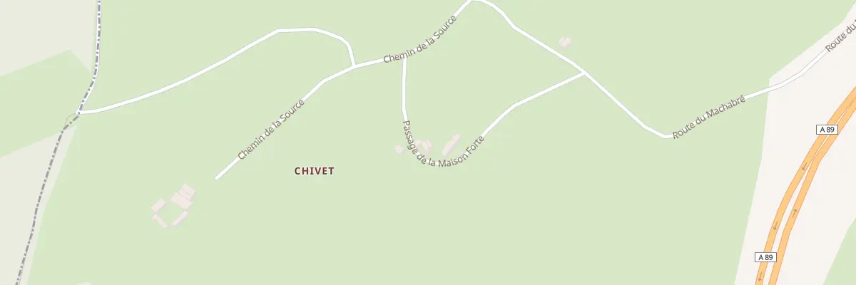 Plan du 240 Pas de la Maison Forte à Champoly