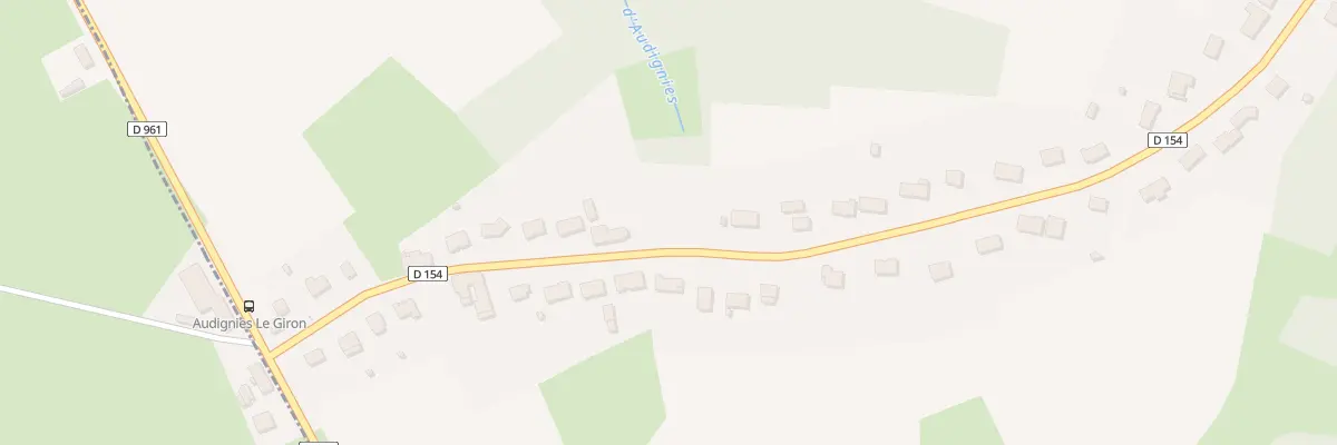 Plan du 305 Rte de la Longueville à Audignies