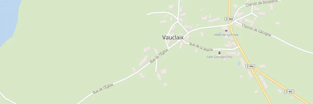 Plan du 12 Rue de l’Eglise à Vauclaix