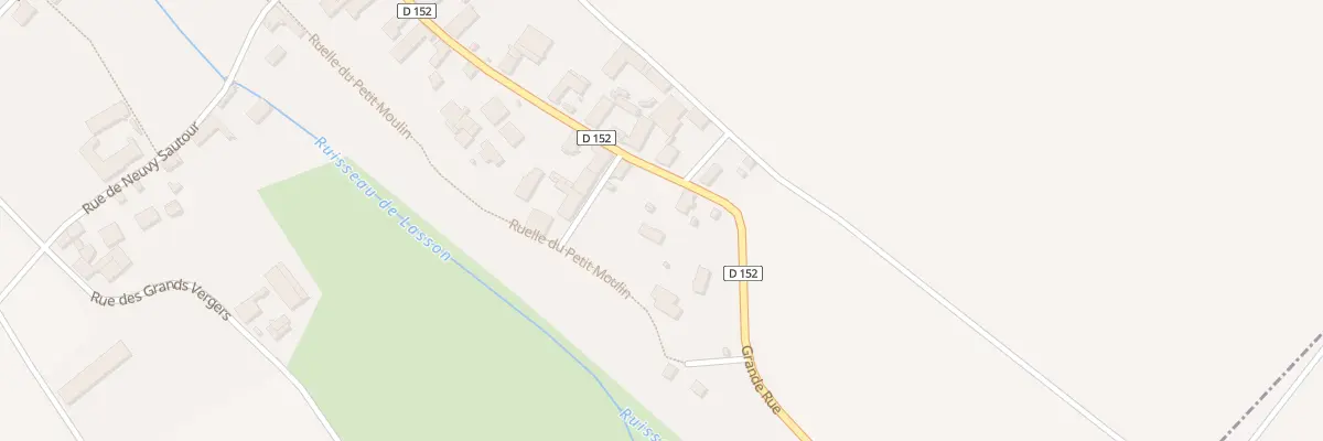 Plan du 50 Grande Rue à Lasson