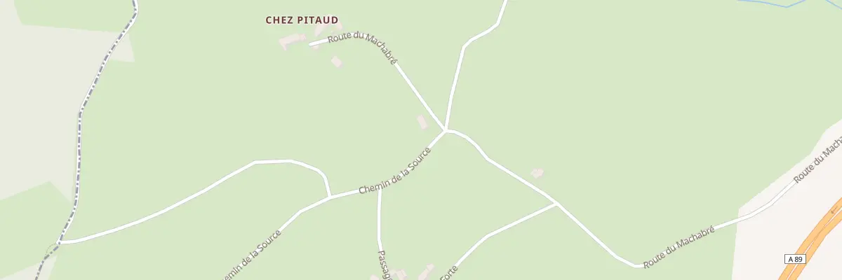 Plan du 5373 Chez Pitaud à Champoly