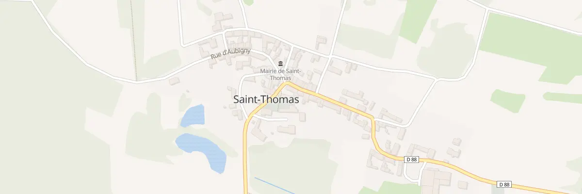Plan du 6 Rue du Prieuré à Saint-Thomas