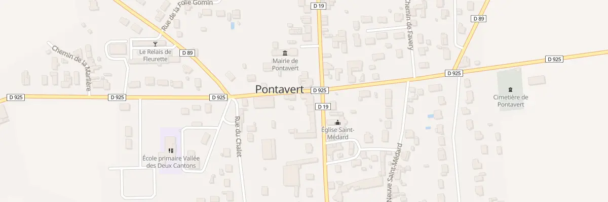 Plan du 1 Rte de Soissons à Pontavert