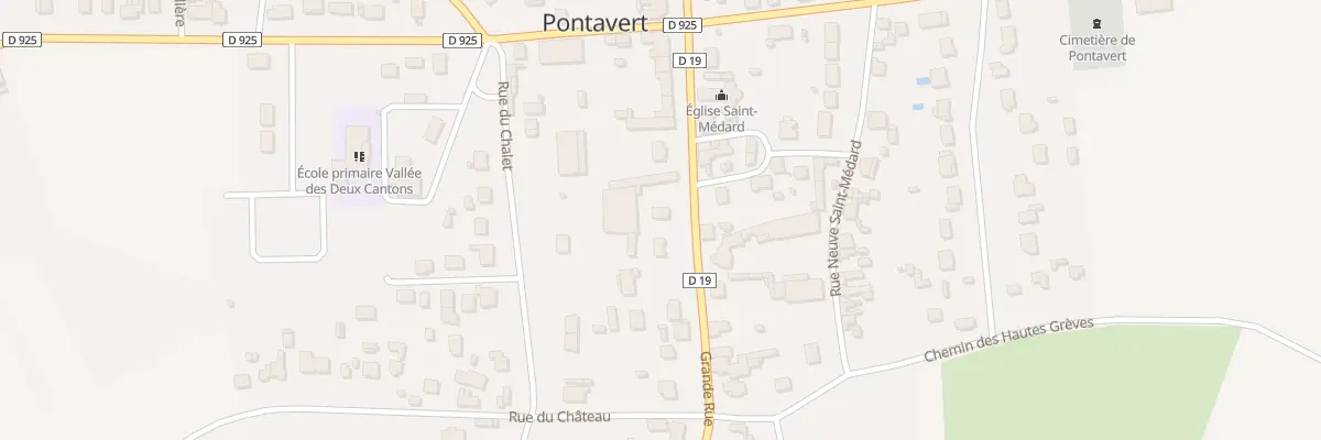 Plan du 8 Gr Grande Rue à Pontavert