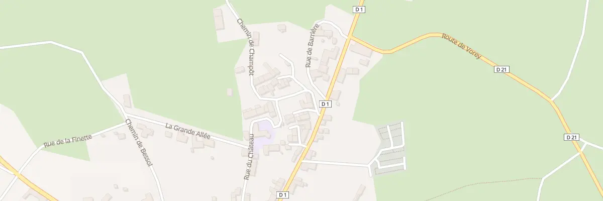 Plan du 5069 Le Bourg à Bellevue-la-Montagne