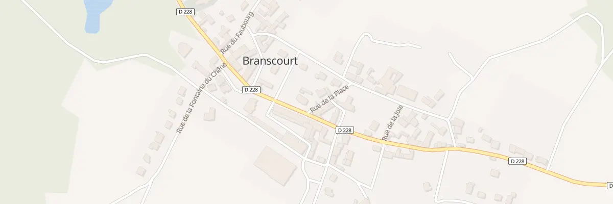Plan du 23 Rue du Haut de la Ville à Branscourt