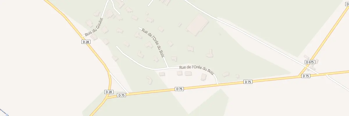 Plan du 13 Rue de l’Oree du Bois à Prouilly