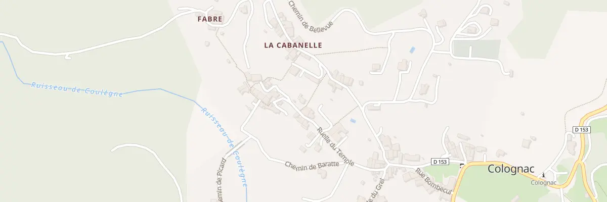 Plan du 5176 La Guralier à Colognac
