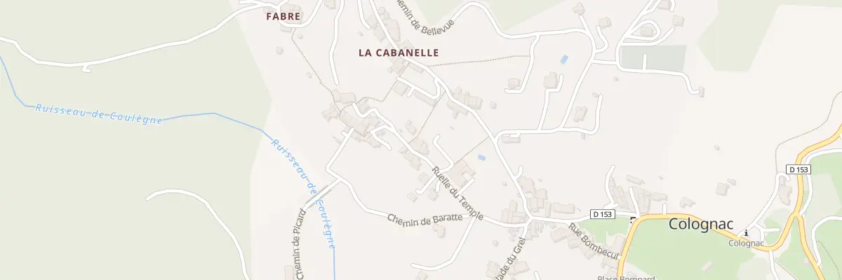 Plan du 5065 La Guralier à Colognac