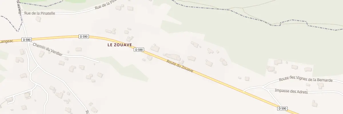 Plan du 7 Rte du Zouave à Sanssac-l’Église