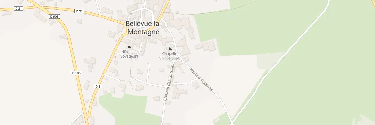 Plan du 5114 Le Bourg à Bellevue-la-Montagne