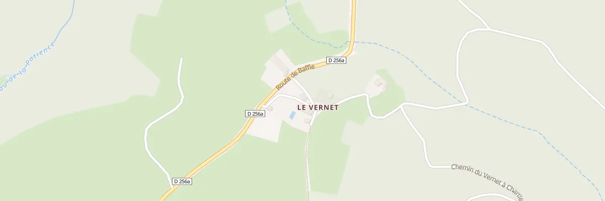 Plan du 5105 Le Vernet à Baffie