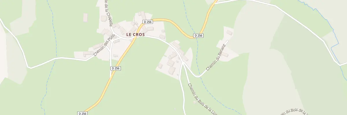 Plan du 5092 Le Cros à Saint-Just