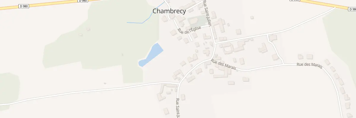 Plan du 14 Rue St Julien à Chambrecy
