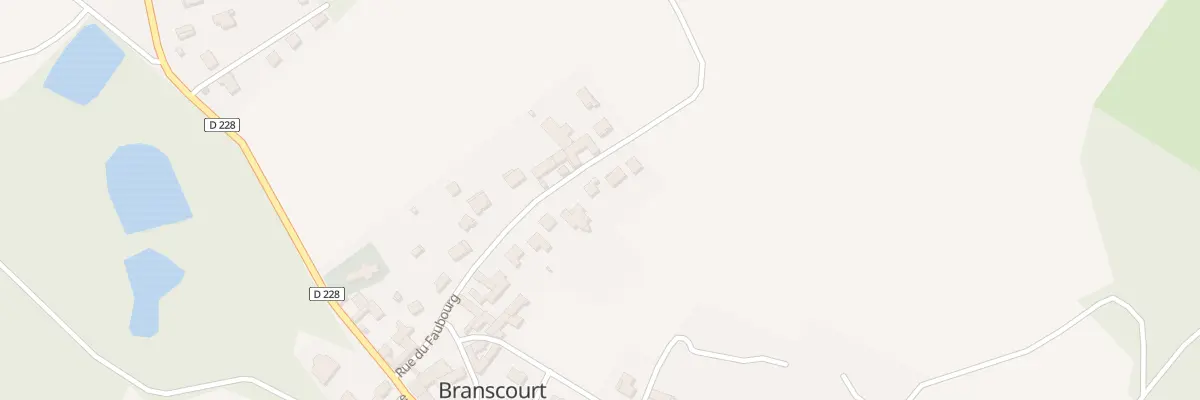 Plan du 18 Rue du Faubourg à Branscourt