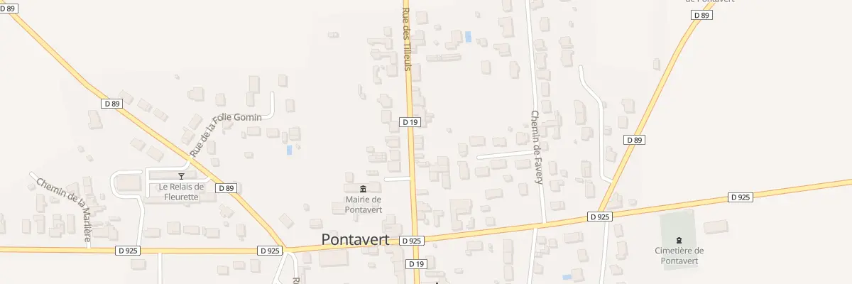 Plan du 10 Rue des Tilleuls à Pontavert
