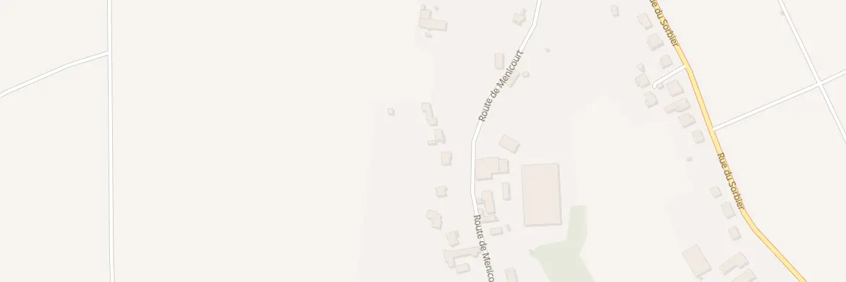 Plan du 10B Rte de Menicourt à Cuchery