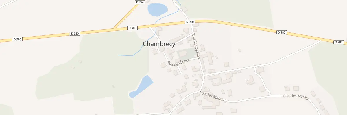 Plan du 2 Rue de l’Eglise à Chambrecy