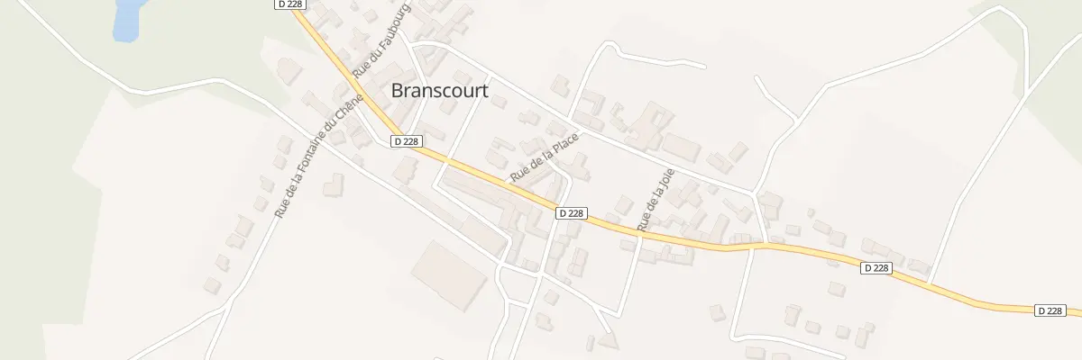 Plan du 25 Rue du Haut de la Ville à Branscourt