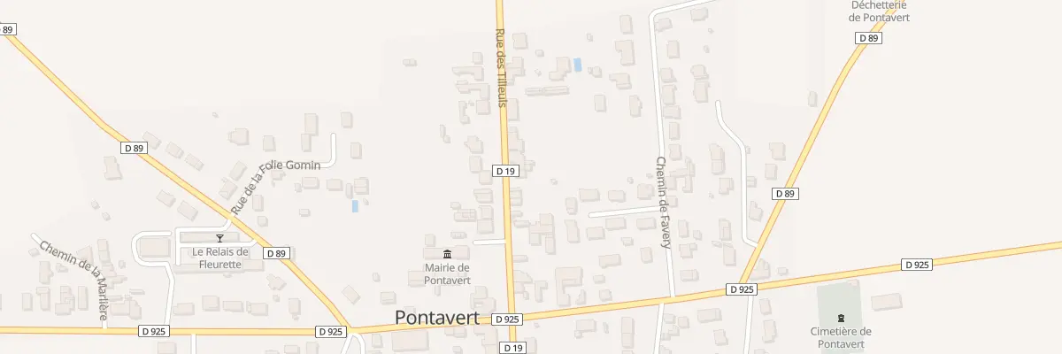Plan du 14 Rue des Tilleuls à Pontavert