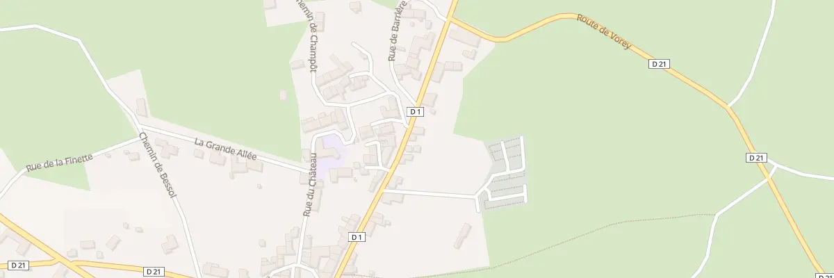 Plan du 5126 Le Bourg à Bellevue-la-Montagne