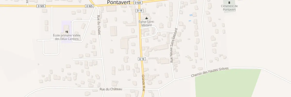 Plan du 11 Gr Grande Rue à Pontavert