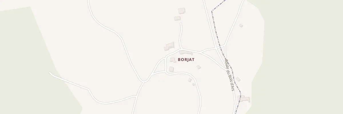 Plan du 5038 Borjat à La Tuilière