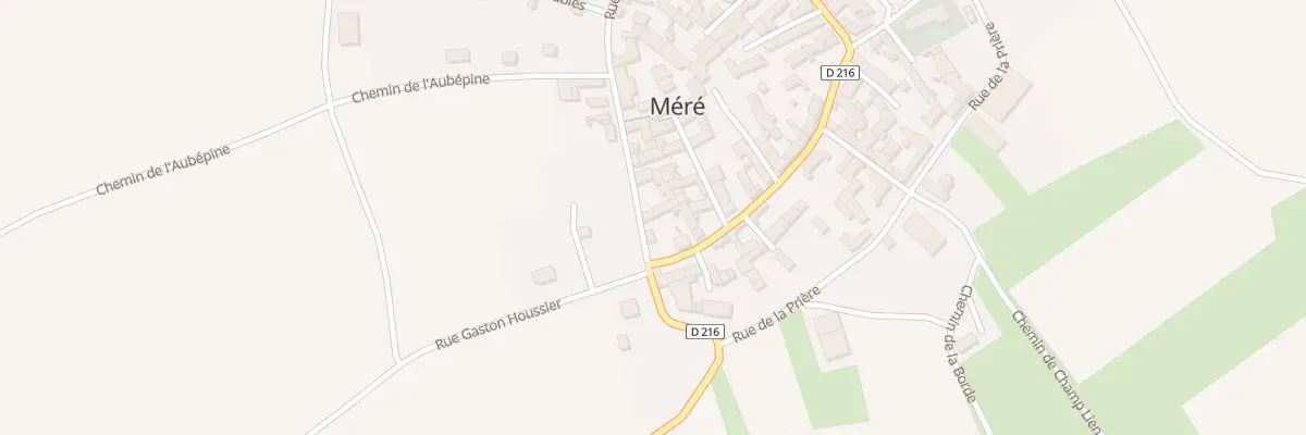 Plan du 2 Rue des Fossés à Méré