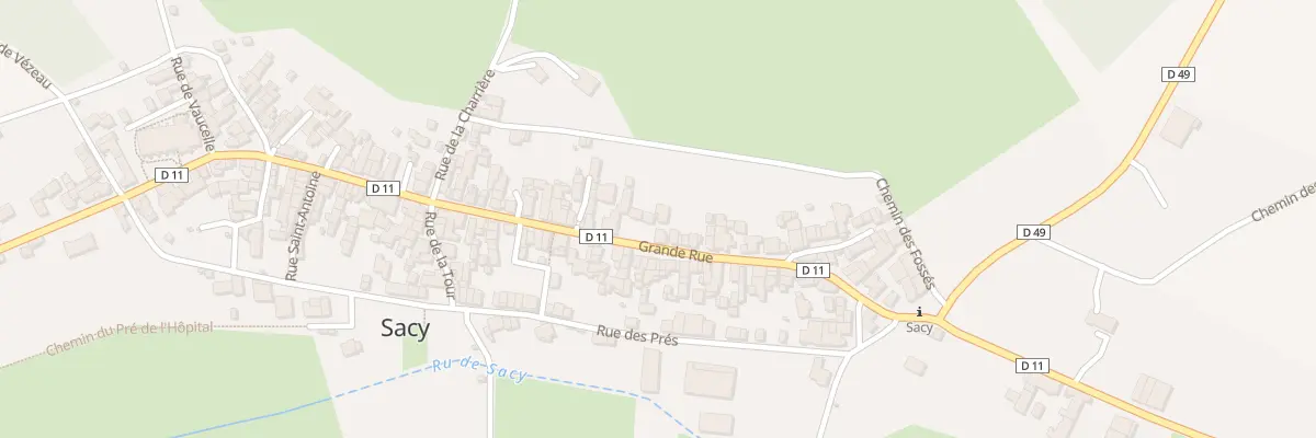 Plan du 42 Grande Rue à Vermenton