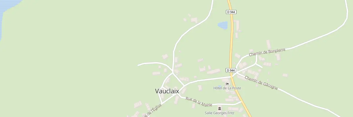 Plan du 1 Rue du Quart à Vauclaix