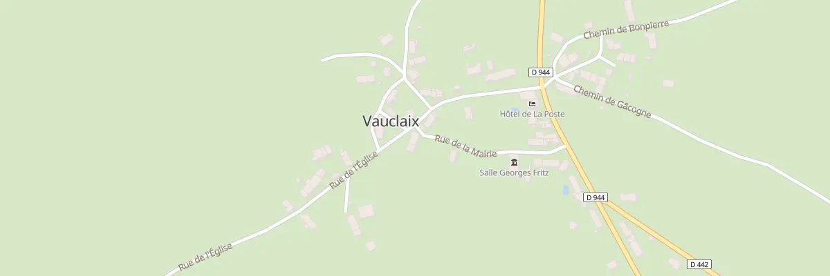 Plan du 5 Rue de l’Eglise à Vauclaix